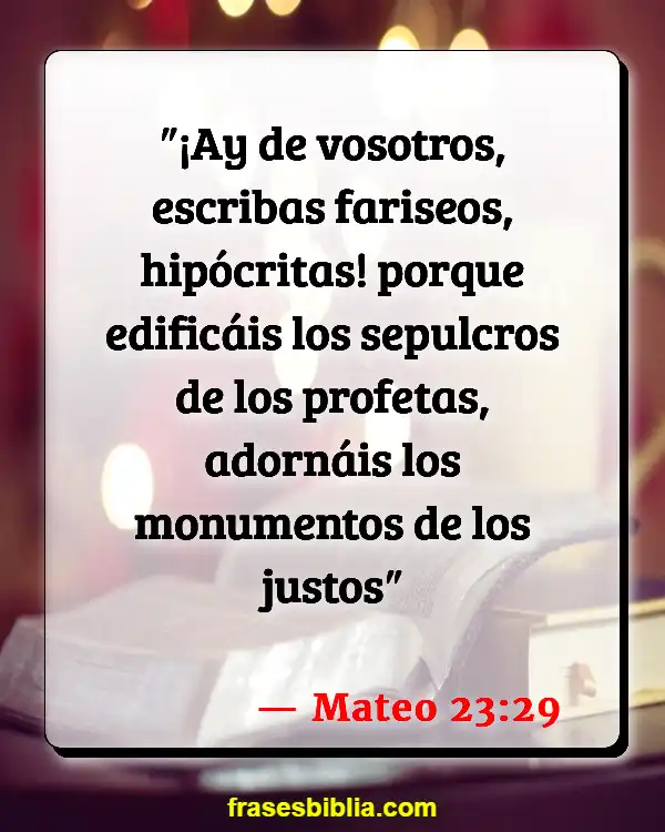 Versículos De La Biblia Limosna (Mateo 23:29)