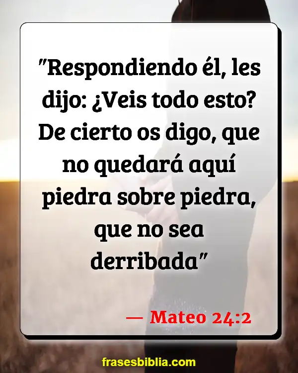 Versículos De La Biblia Producir (Mateo 24:2)