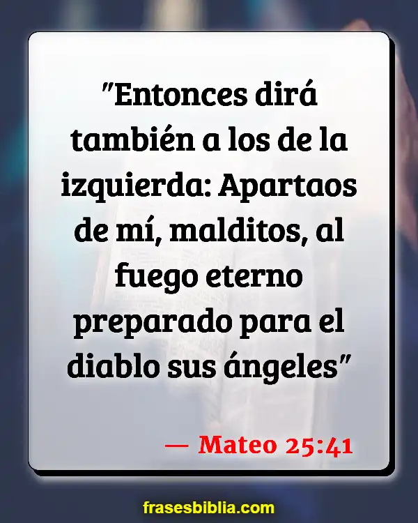 Versículos De La Biblia Rompiendo maldiciones generacionales (Mateo 25:41)