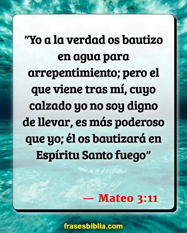 Versículos De La Biblia Nadar (Mateo 3:11)