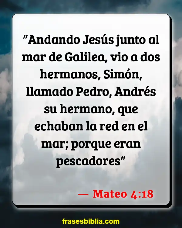 Versículos De La Biblia Acerca de tu hermano (Mateo 4:18)