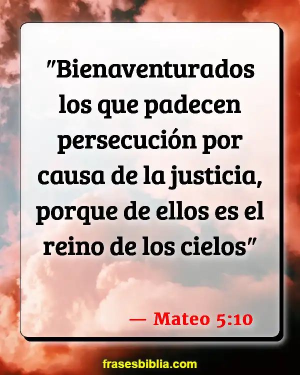 Versículos De La Biblia Matones (Mateo 5:10)