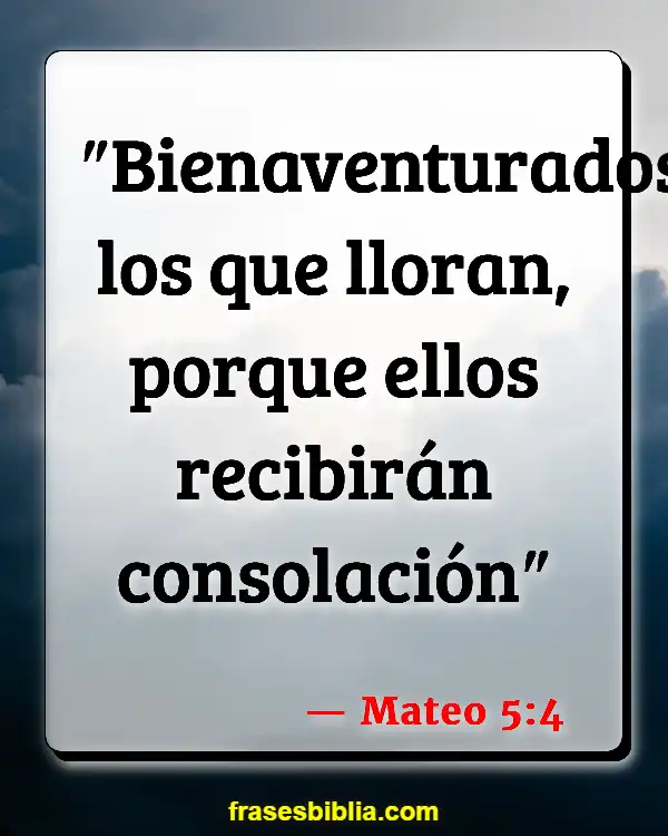 Versículos De La Biblia Condolencias (Mateo 5:4)