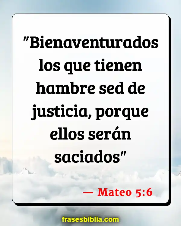 Versículos De La Biblia Hambre mundial (Mateo 5:6)