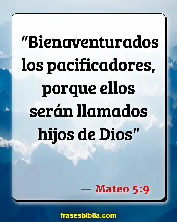 Versículos De La Biblia Felicidad (Mateo 5:9)