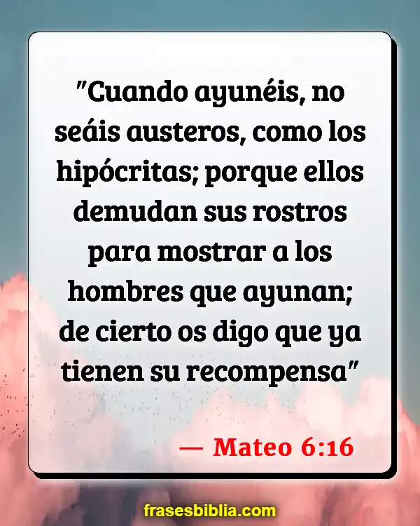 Versículos De La Biblia Intentando (Mateo 6:16)