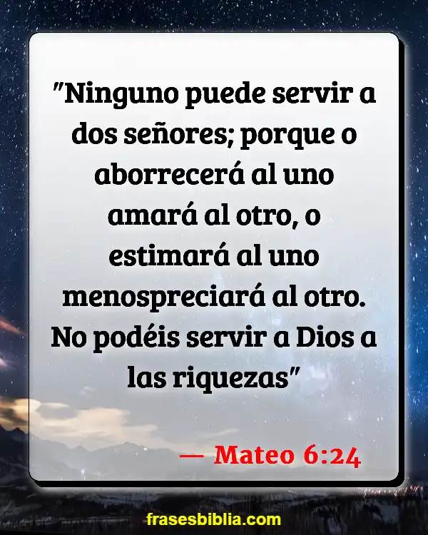 Versículos De La Biblia Hombre sabio (Mateo 6:24)