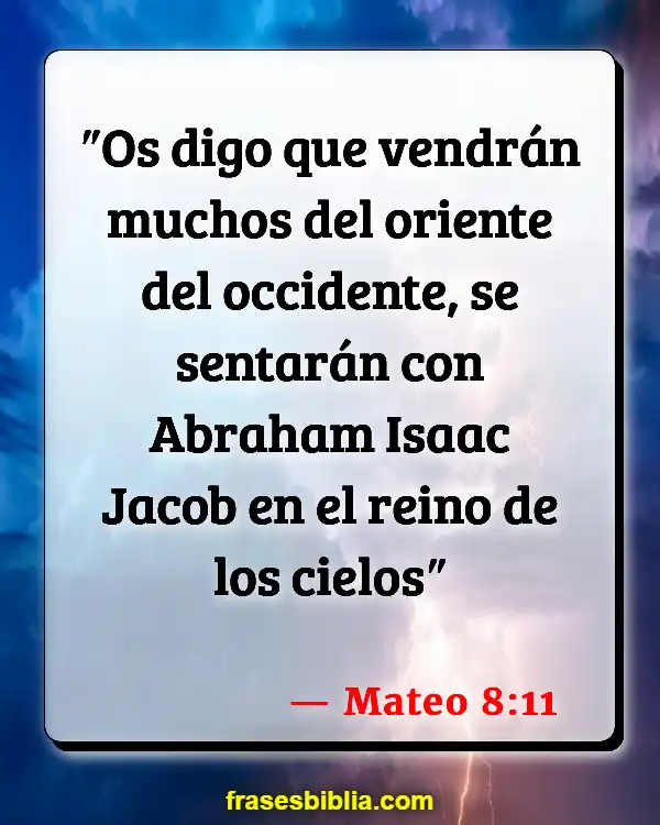 Versículos De La Biblia La Cena de las Bodas del Cordero (Mateo 8:11)