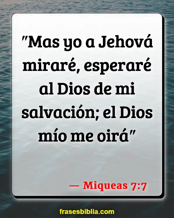 Versículos De La Biblia Palabras de esperanza (Miqueas 7:7)