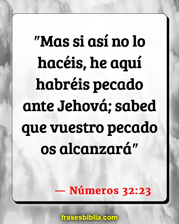 Versículos De La Biblia Hacer trampa en un examen (Números 32:23)