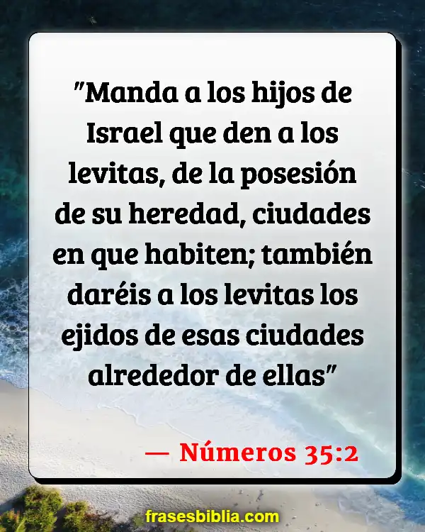 Versículos De La Biblia Accidentes (Números 35:2)