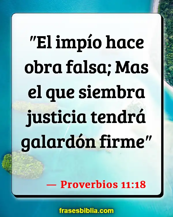 Versículos De La Biblia Hablando de personas (Proverbios 11:18)