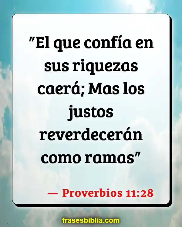 Versículos De La Biblia Fideicomisarios (Proverbios 11:28)
