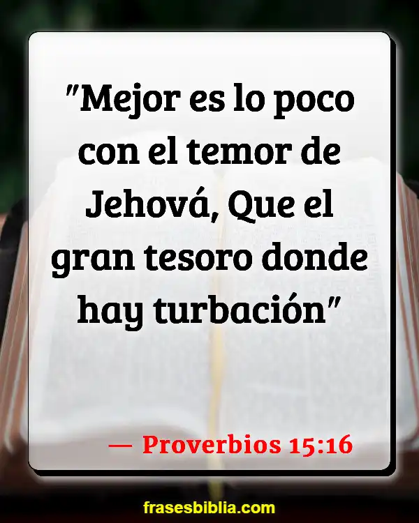 Versículos De La Biblia Pobreza mundial (Proverbios 15:16)