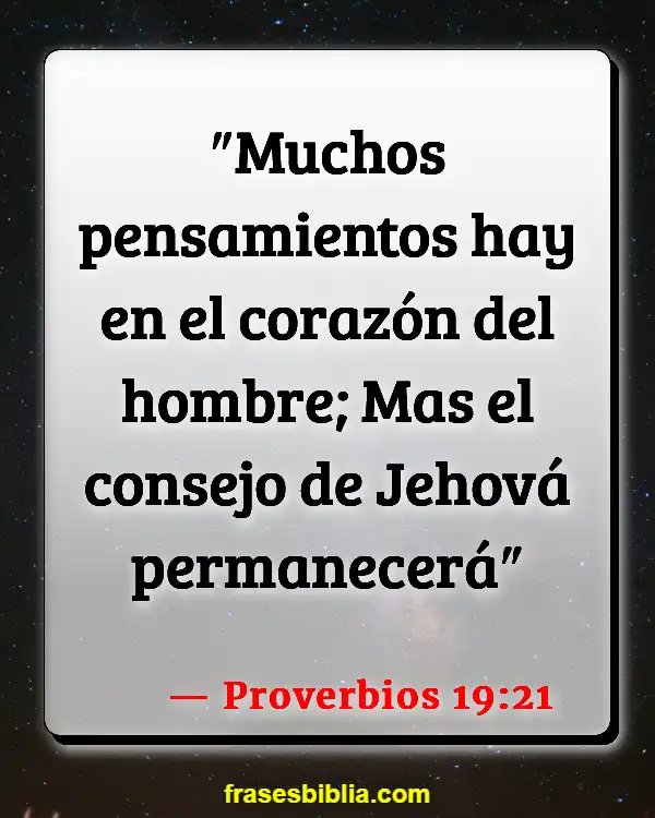 Versículos De La Biblia Logro (Proverbios 19:21)