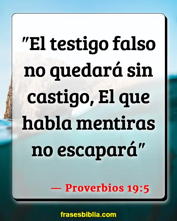 Versículos De La Biblia Adulación (Proverbios 19:5)
