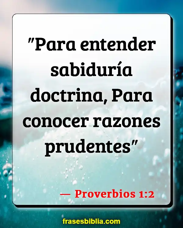 Versículos De La Biblia Ajuste (Proverbios 1:2)