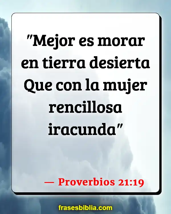 Versículos De La Biblia Mujeres trabajando (Proverbios 21:19)