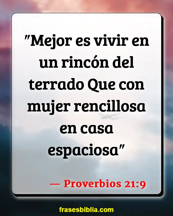 Versículos De La Biblia Mujer joven (Proverbios 21:9)