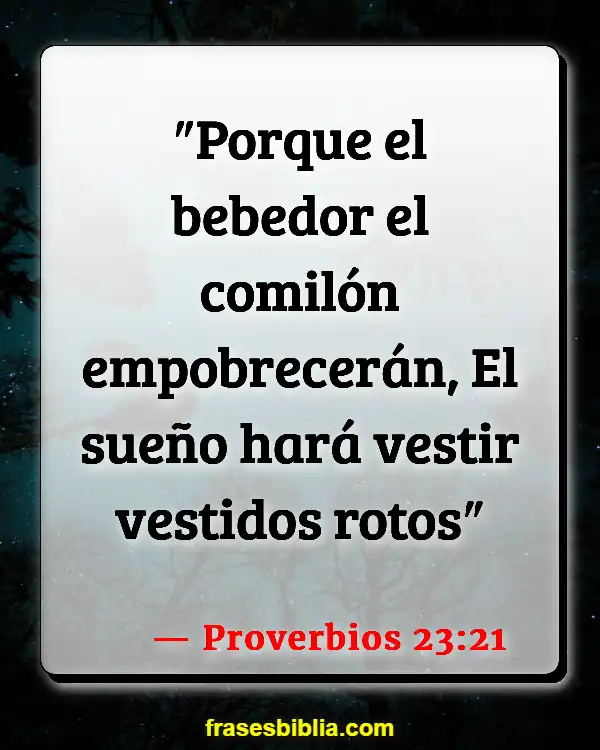 Versículos De La Biblia Hierba (Proverbios 23:21)