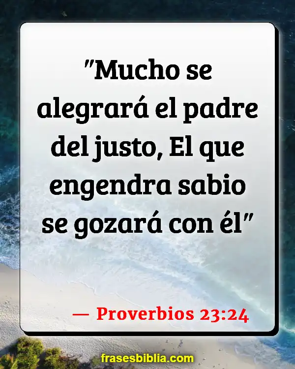 Versículos De La Biblia Hombre sabio (Proverbios 23:24)