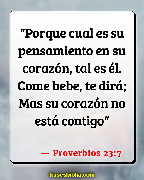 Versículos De La Biblia Irreflexión (Proverbios 23:7)