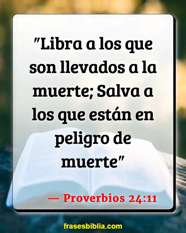 Versículos De La Biblia Aborto (Proverbios 24:11)