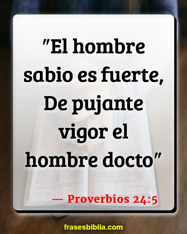 Versículos De La Biblia Haciendo ejercicio (Proverbios 24:5)