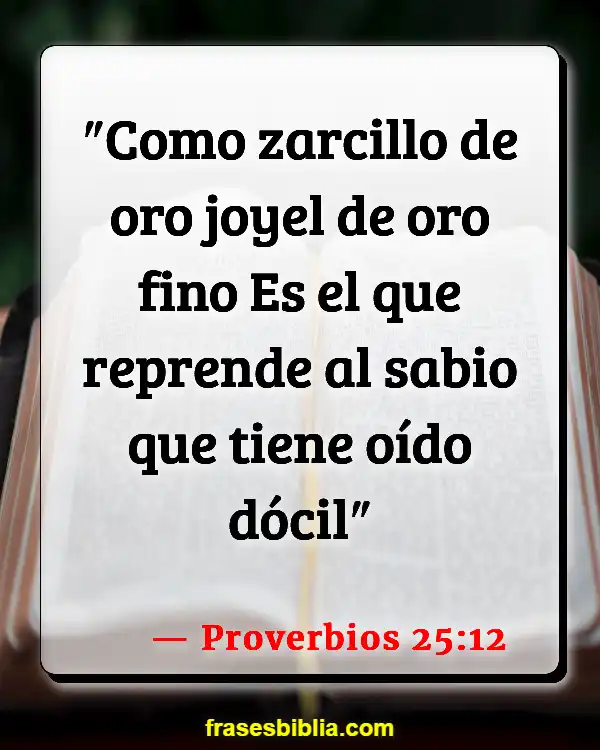 Versículos De La Biblia Usar joyas (Proverbios 25:12)