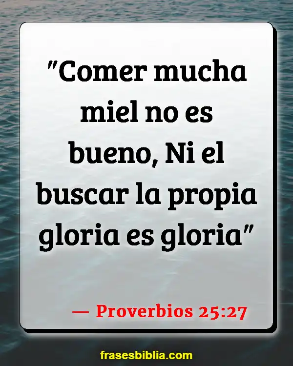 Versículos De La Biblia Nadar (Proverbios 25:27)