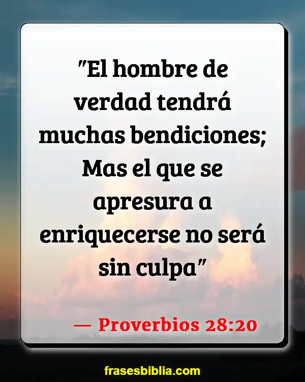 Versículos De La Biblia Infiel (Proverbios 28:20)