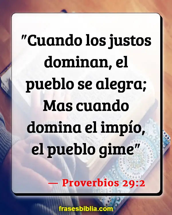 Versículos De La Biblia Obama (Proverbios 29:2)