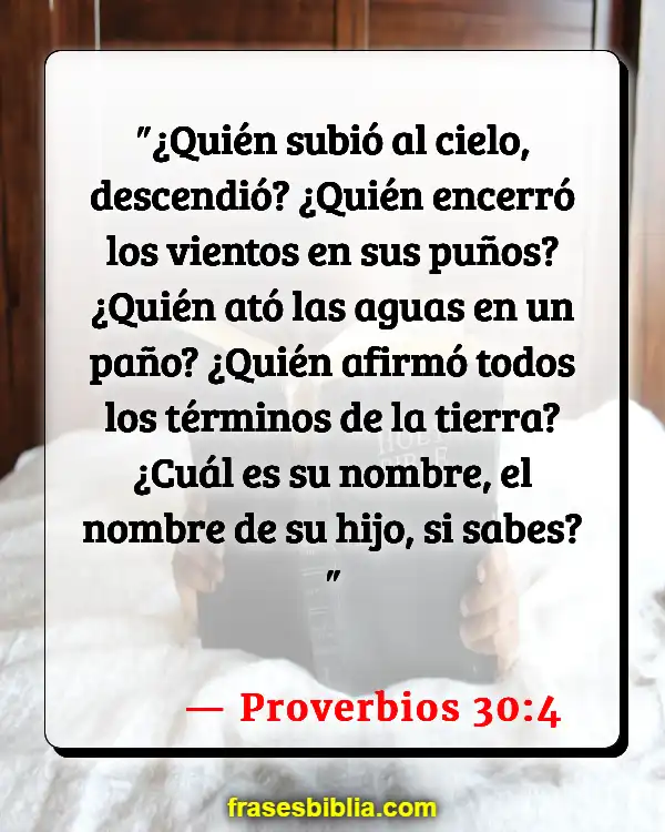 Versículos De La Biblia Unicidad (Proverbios 30:4)