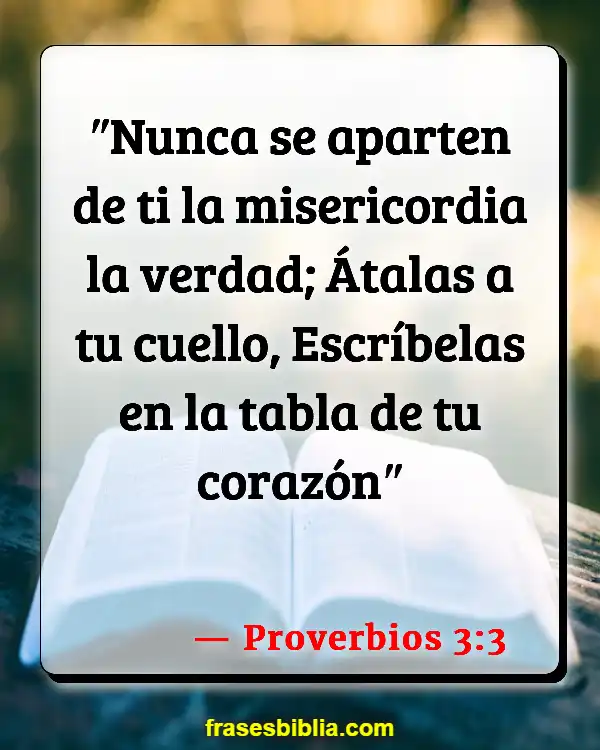 Versículos De La Biblia Escribiendo (Proverbios 3:3)