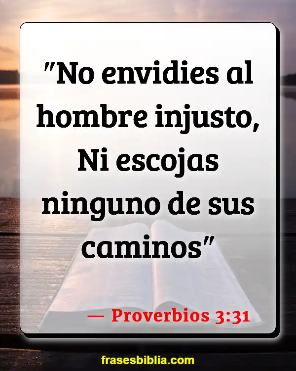 Versículos De La Biblia Envidiar (Proverbios 3:31)