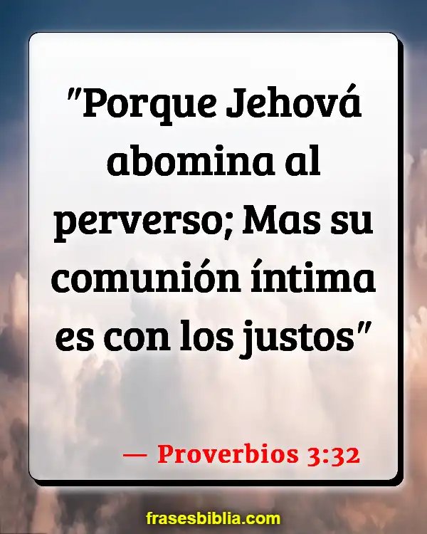 Versículos De La Biblia Abominación (Proverbios 3:32)