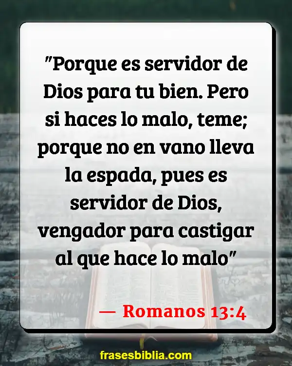 Versículos De La Biblia Respeto por la vida humana (Romanos 13:4)