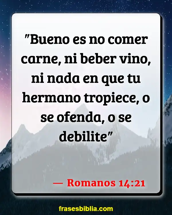 Versículos De La Biblia Odres de vino (Romanos 14:21)