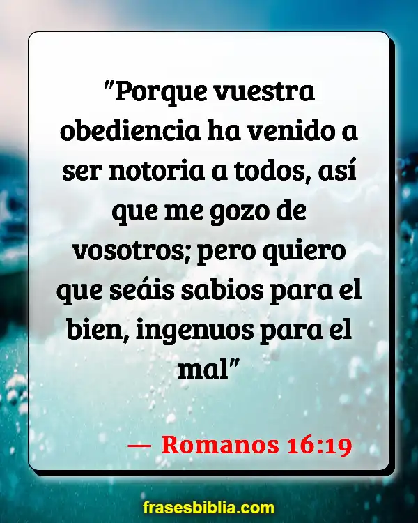 Versículos De La Biblia Sabio como una serpiente (Romanos 16:19)