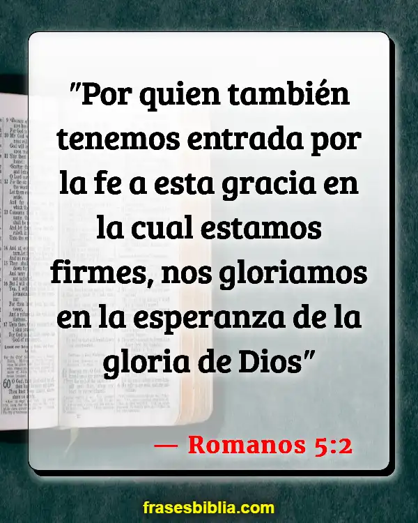 Versículos De La Biblia Fanfarronería (Romanos 5:2)