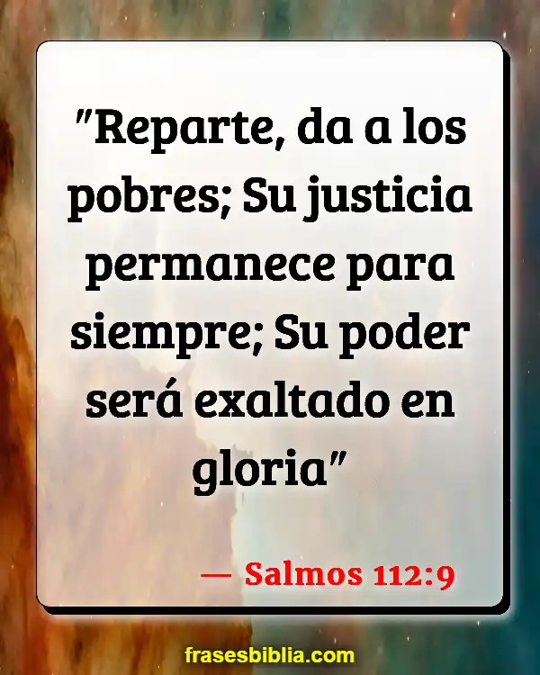 Versículos De La Biblia Limosna (Salmos 112:9)