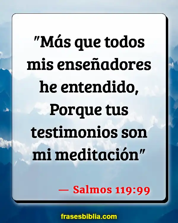 Versículos De La Biblia Mujeres Maestras (Salmos 119:99)