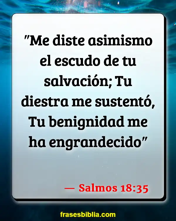 Versículos De La Biblia Mano de Dios (Salmos 18:35)
