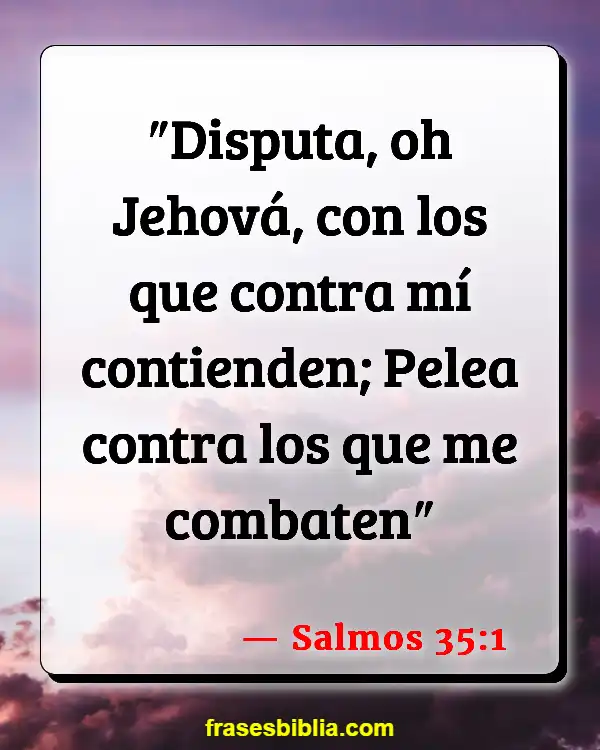 Versículos De La Biblia Batalla (Salmos 35:1)