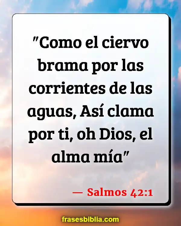 Versículos De La Biblia Música mundana (Salmos 42:1)