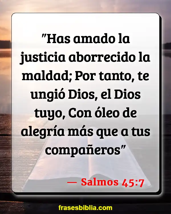 Versículos De La Biblia Quedarse fuera hasta altas horas de la noche (Salmos 45:7)