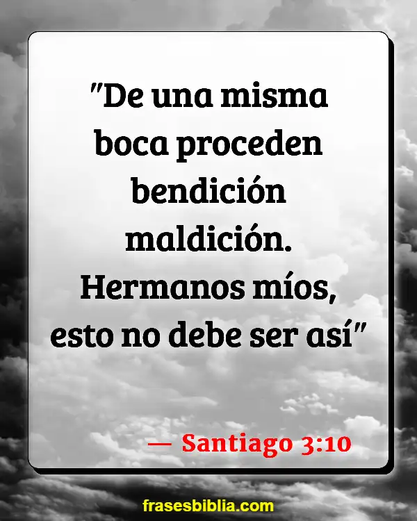 Versículos De La Biblia Adorando a Dios (Santiago 3:10)
