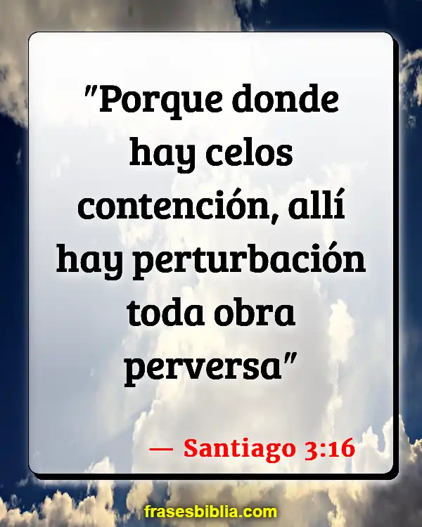 Versículos De La Biblia Envidiar (Santiago 3:16)