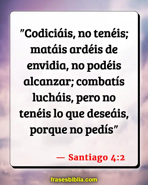 Versículos De La Biblia Mundo (Santiago 4:2)