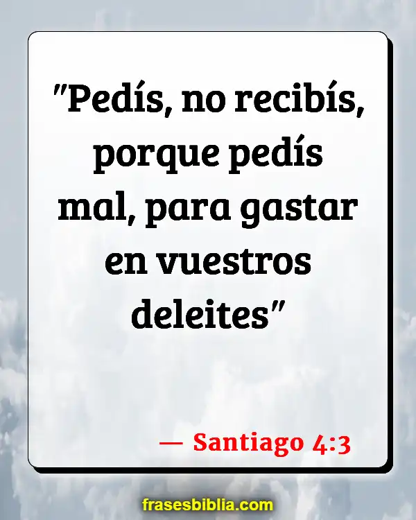 Versículos De La Biblia Mundo (Santiago 4:3)